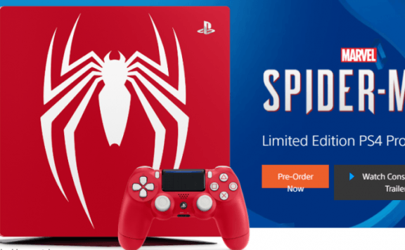 spiderman ps4 pro console-featured