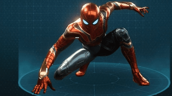 iron spider suit spiderman ps4