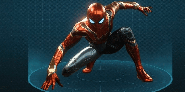 iron spider suit spiderman ps4