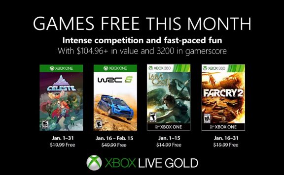 Games With Gold January 2019