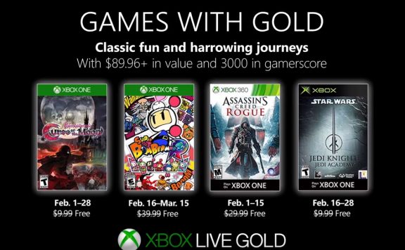 Xbox Games With Gold Feb 2019