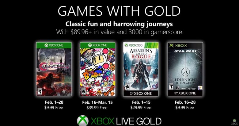 Xbox Games With Gold Feb 2019