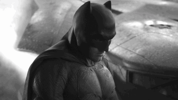Batman in black and white