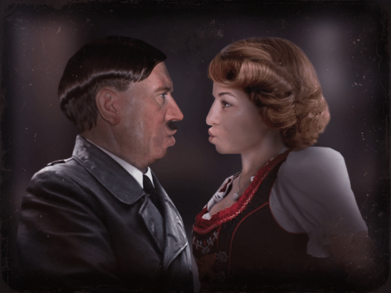 The player makes Hitler and Ava Kiss, Because Why Not