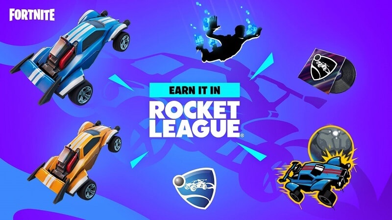 Rocket-League-themed Fortnite items