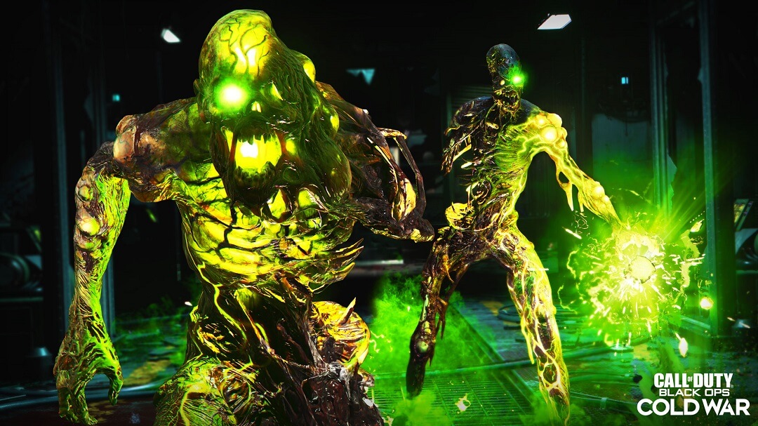 Call of Duty: Black Ops Cold War bright green Zombies